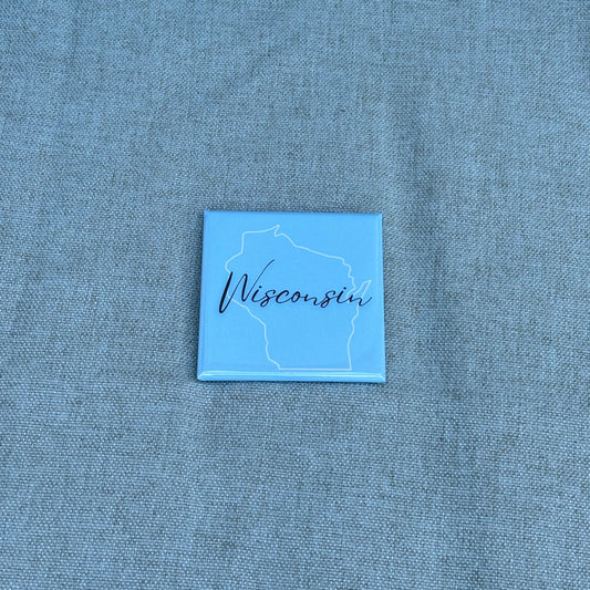 Wisconsin Outline (blue)