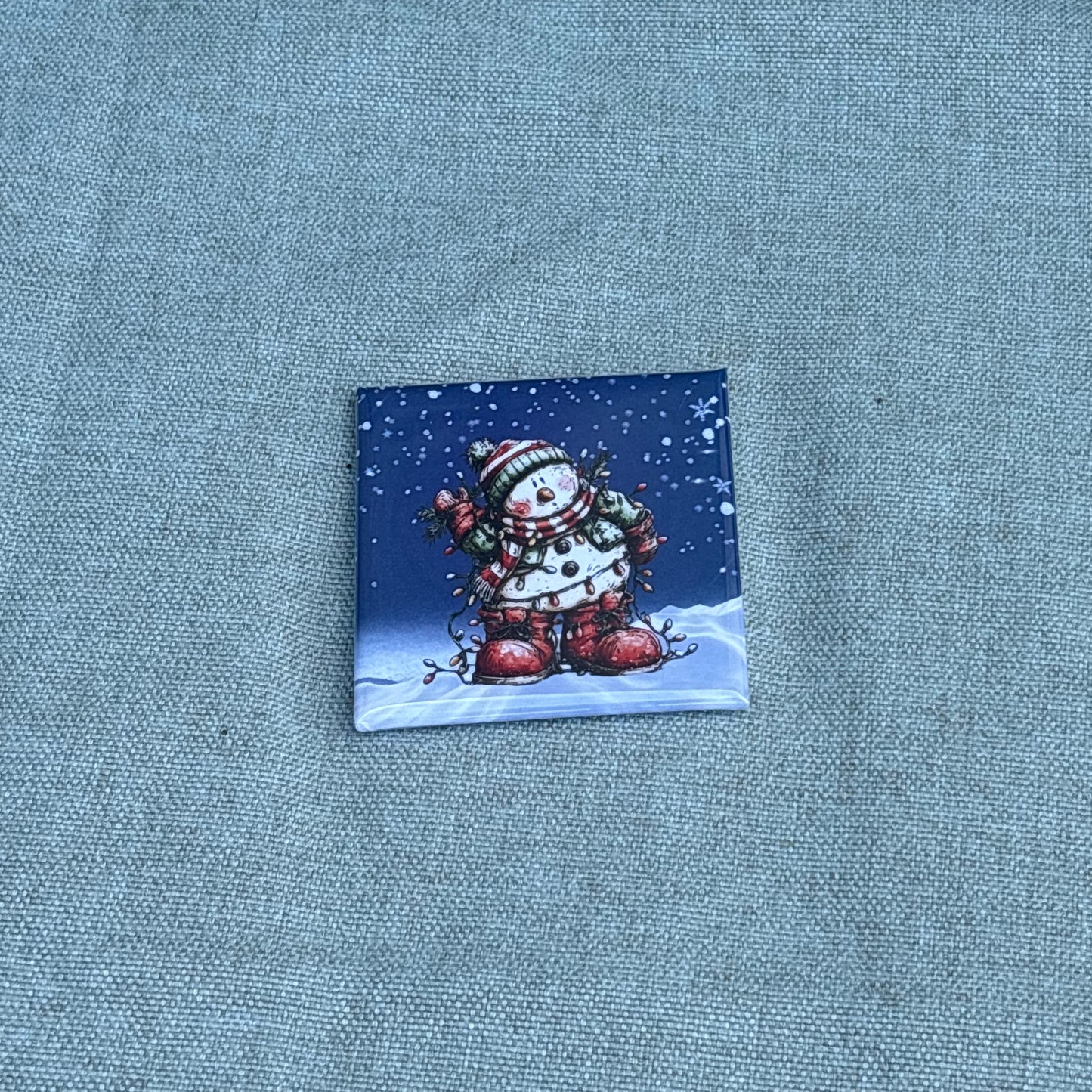 Snowman Christmas lights