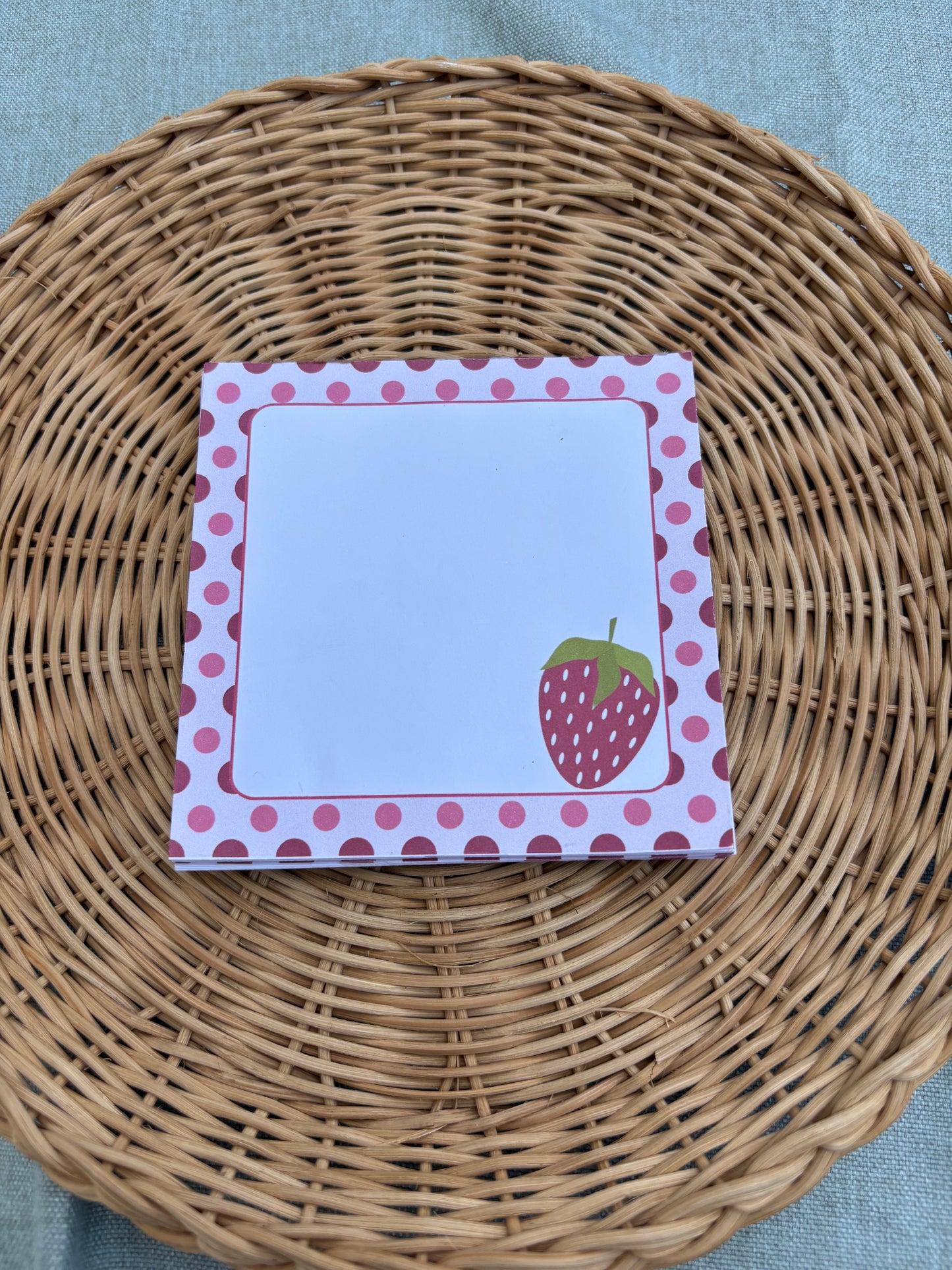 Strawberry Polka Dot (small) - SLIGHTLY IMPERFECT