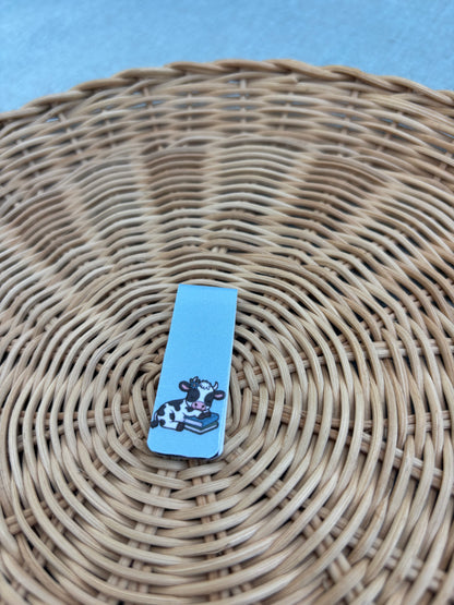 Sleeping Bookstack Cow