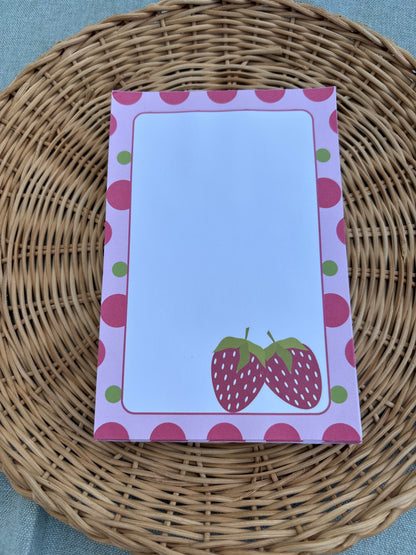 Strawberry Large Polka Dots (regular) - SLIGHTLY IMPERFECT