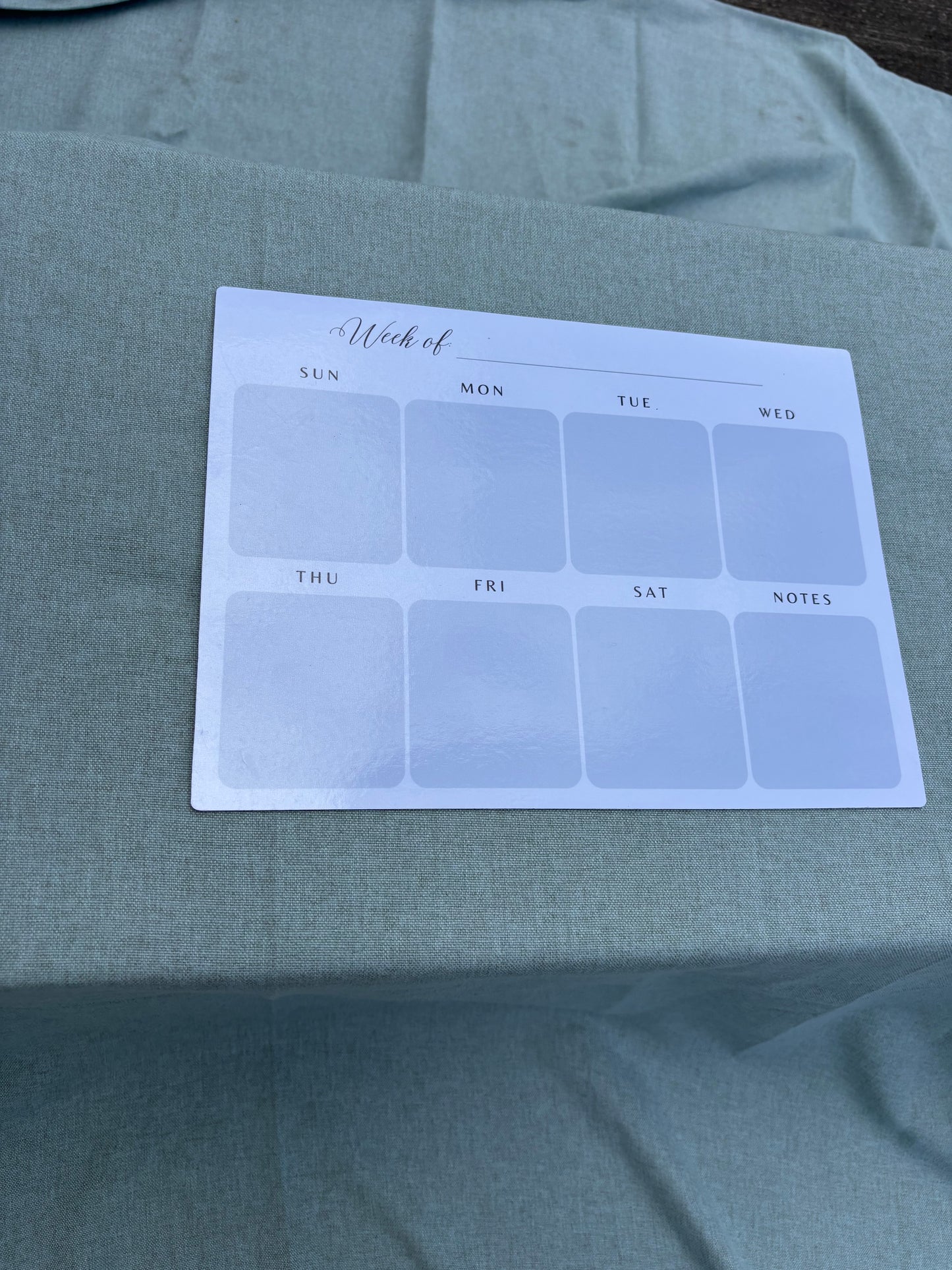 Weekly Calendar