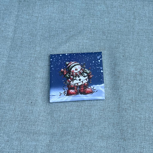 Snowman Christmas lights