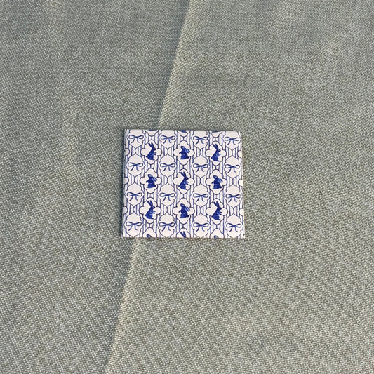 Vintage Blue Bunnies